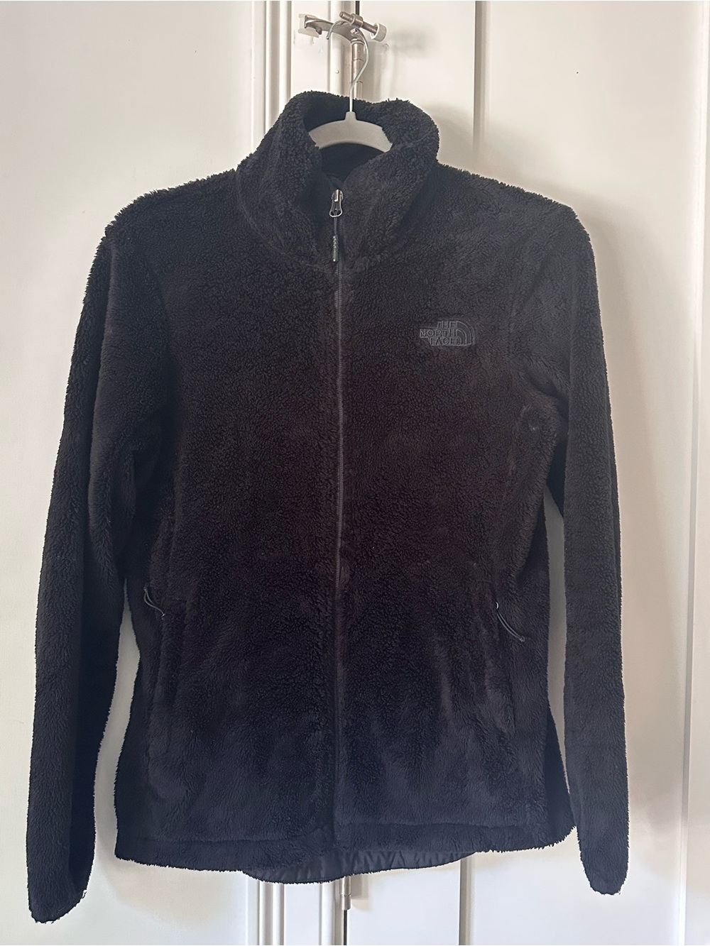 The North Face Women's Black Teddy Fleece Zip Jacket